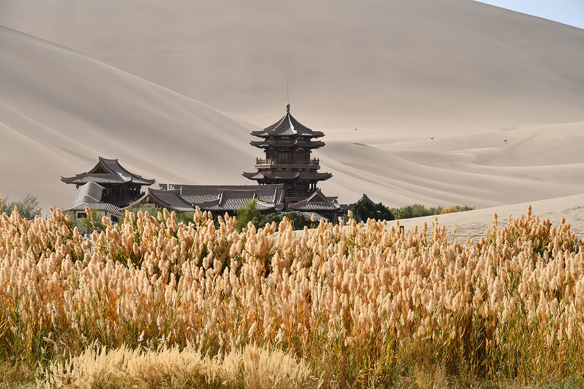 Crescen Spring Pool in Dunhuang | Photo par Liu Bin